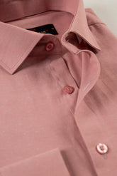 Classic Light Maroon Dobby Weave Shirt
